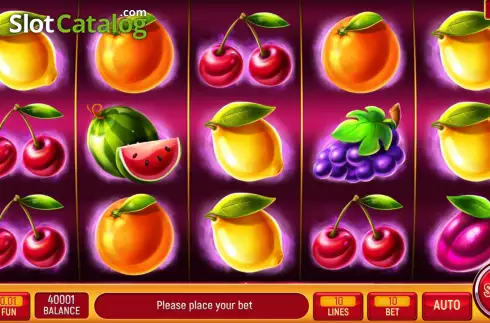 Скрин2. Burning Stars (InBet Games) слот