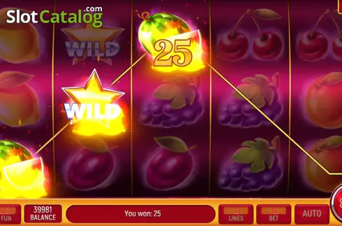 Скрин4. Burning Stars (InBet Games) слот