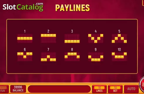 Скрин9. Burning Stars (InBet Games) слот