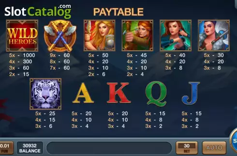 Скрин5. Wild Heroes слот