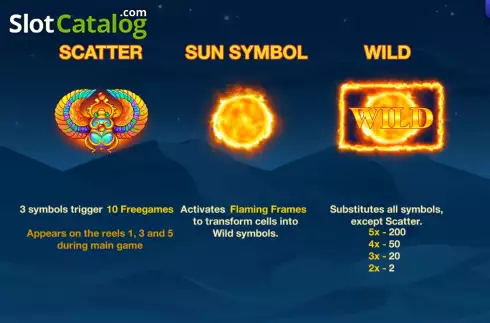 Скрин7. Solar Goggess слот