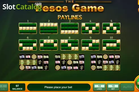 Скрин9. The Pesos Game слот