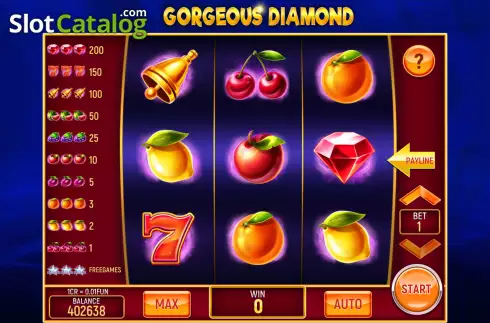Скрин2. Gorgeous Diamond (3x3) слот
