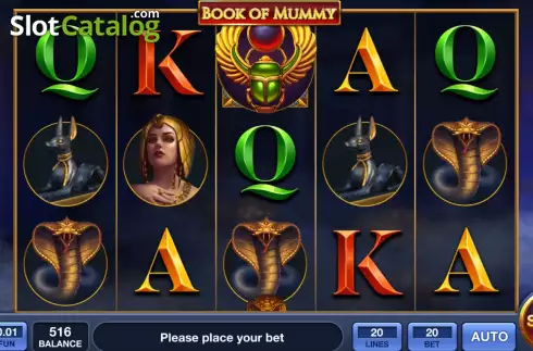 Скрин2. Book of Mummy (InBet Games) слот