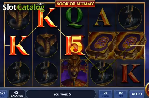 Скрин3. Book of Mummy (InBet Games) слот
