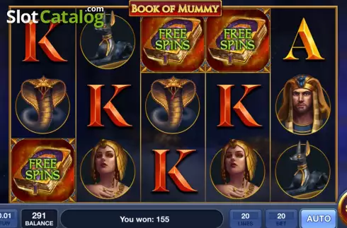 Скрин5. Book of Mummy (InBet Games) слот