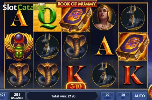 Скрин7. Book of Mummy (InBet Games) слот