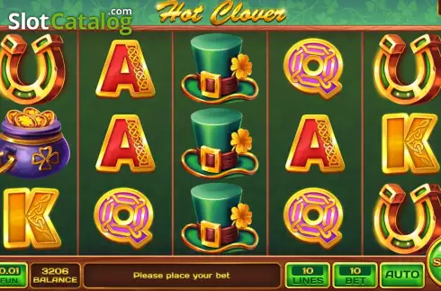 Скрин2. Hot Clover (InBet Games) слот