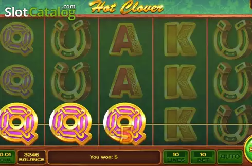 Скрин3. Hot Clover (InBet Games) слот