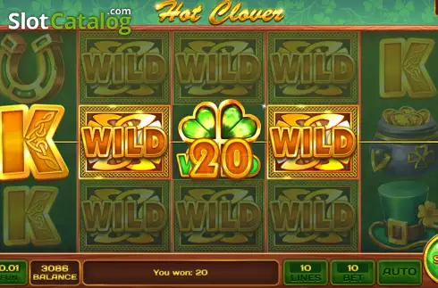 Скрин4. Hot Clover (InBet Games) слот