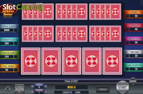 Скрин2. Poker 7 Jacks or Better слот