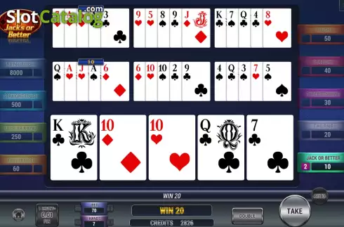 Скрин3. Poker 7 Jacks or Better слот