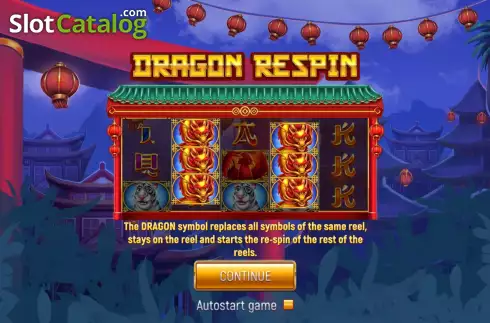 Скрин2. Dragon Respin слот