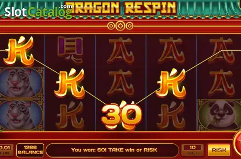 Скрин5. Dragon Respin слот