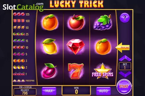 Скрин3. Lucky Trick (3x3) слот