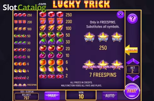 Скрин9. Lucky Trick (3x3) слот