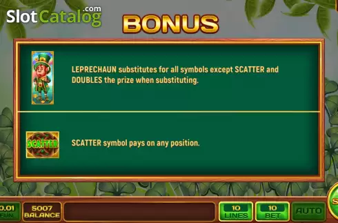 Скрин9. Leprechaun Story слот
