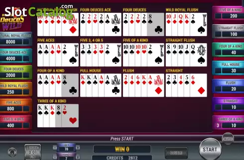 Скрин8. Poker 7 Bonus Deuces Wild слот