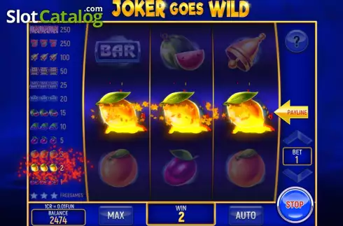 Скрин3. Joker Goes Wild (3x3) слот