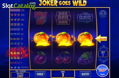 Скрин4. Joker Goes Wild (3x3) слот