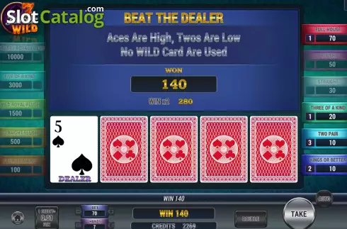 Скрин8. Poker 7 Joker Wild слот