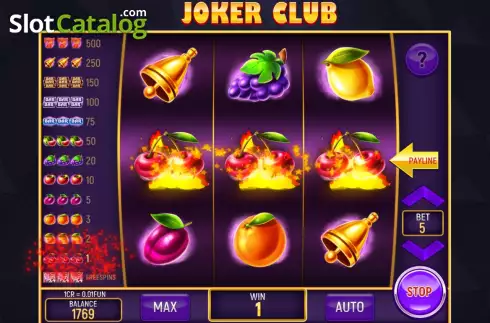 Скрин3. Joker Club (3x3) слот
