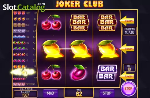 Скрин7. Joker Club (3x3) слот
