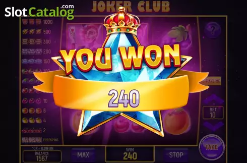 Скрин8. Joker Club (3x3) слот