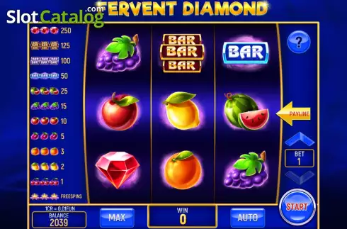 Скрин3. Fervent Diamond (3x3) слот