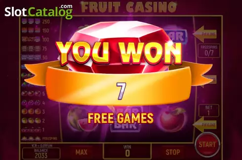 Скрин7. Fruit Casino (3x3) слот