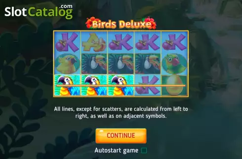 Скрин2. Birds Deluxe слот