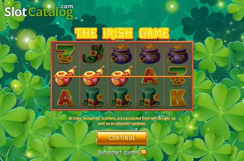 Скрин2. The Irish Game слот
