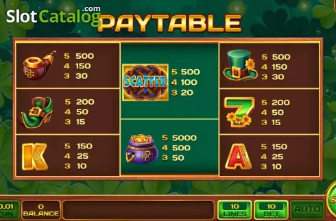 Скрин6. The Irish Game слот