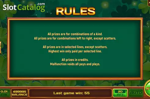 Скрин9. Clover Madness 100 слот