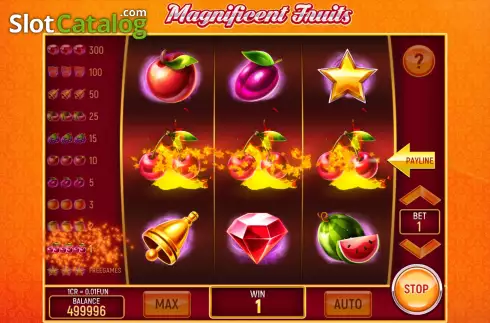 Скрин3. Magnificent Fruits (3x3) слот