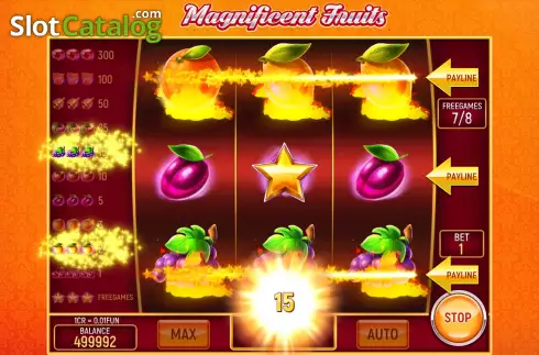 Скрин7. Magnificent Fruits (3x3) слот