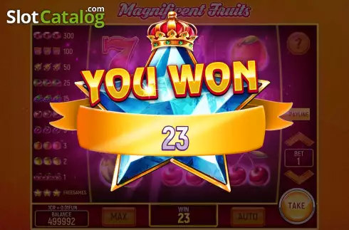 Скрин8. Magnificent Fruits (3x3) слот