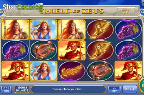 Скрин2. Shield of Zeus слот