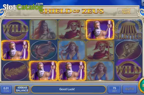 Скрин3. Shield of Zeus слот