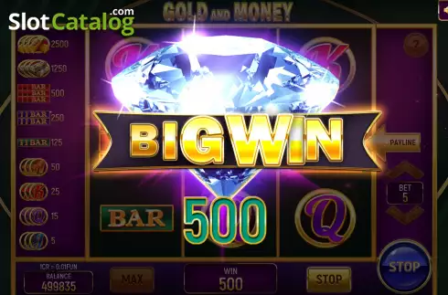 Скрин5. Gold and Money (3x3) слот