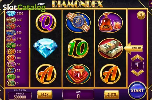 Скрин2. Diamondex (Pull Tabs) слот