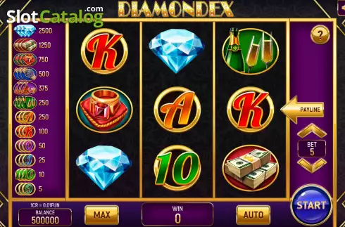 Скрин2. Diamondex (3x3) слот