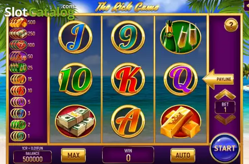 Скрин2. The Rich Game (Pull Tabs) слот