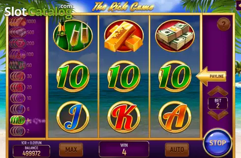 Скрин3. The Rich Game (Pull Tabs) слот