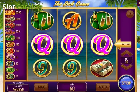 Скрин4. The Rich Game (Pull Tabs) слот