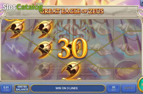 Скрин4. Great Eagle of Zeus слот