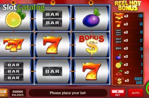 Скрин2. Reel Hot Bonus слот