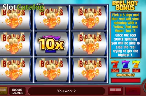 Скрин6. Reel Hot Bonus слот