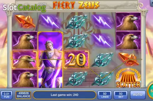 Скрин3. Fiery Zeus слот