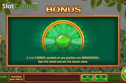 Скрин8. Irish Lucky Wheel слот